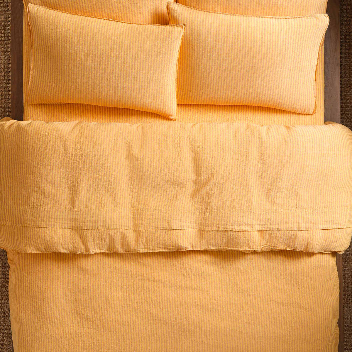 Washed European Linen Duvet Set