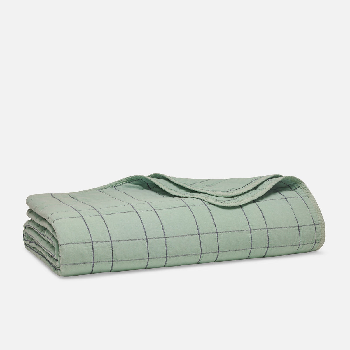 Weekend Wash Quilt - Mineral Windowpane / King/Cali King